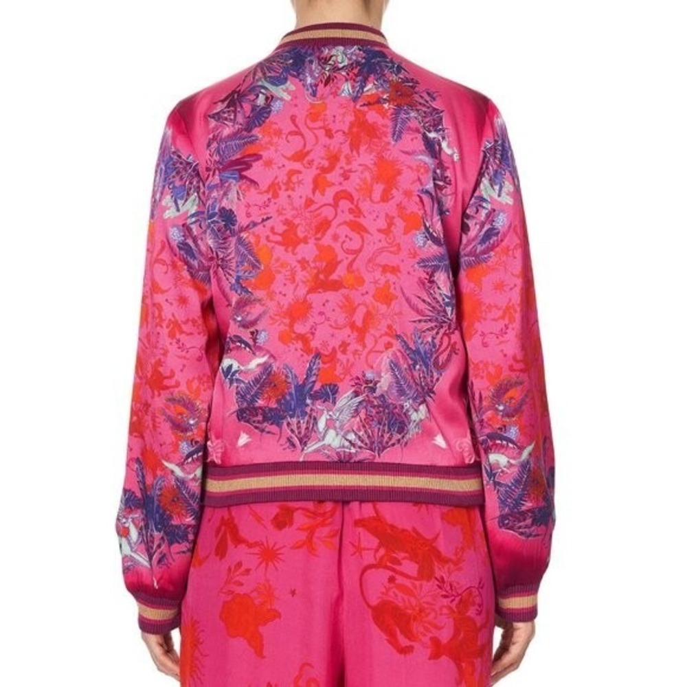 Camilla Tropic Of Neon Bomber Jacket Reversible Small b64E - Picture 11 of 14
